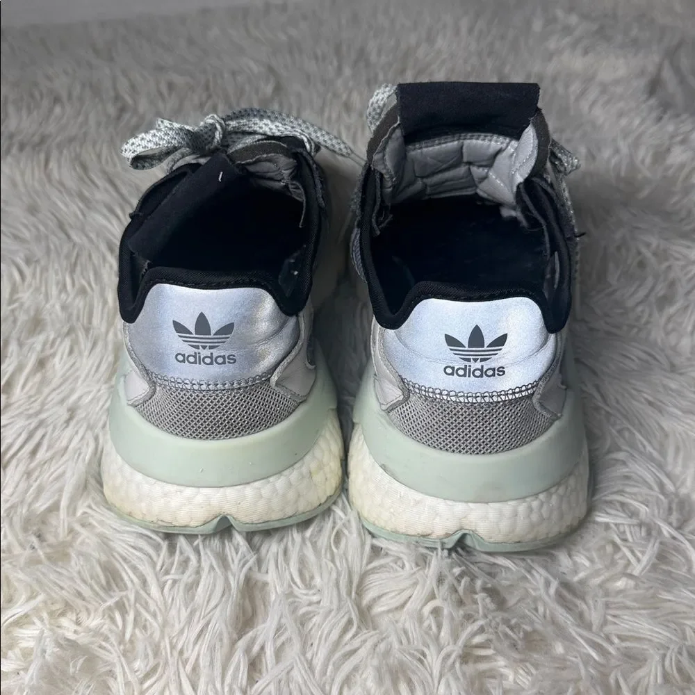 Adidas Black and White Cordura Sneakers